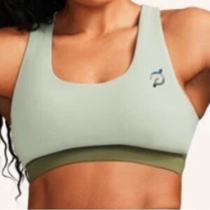 Peloton Sage and Olive Sports Bra